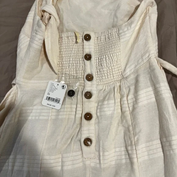 NWT! Cream Free People Maxi Dress size XS - Picture 5 of 7